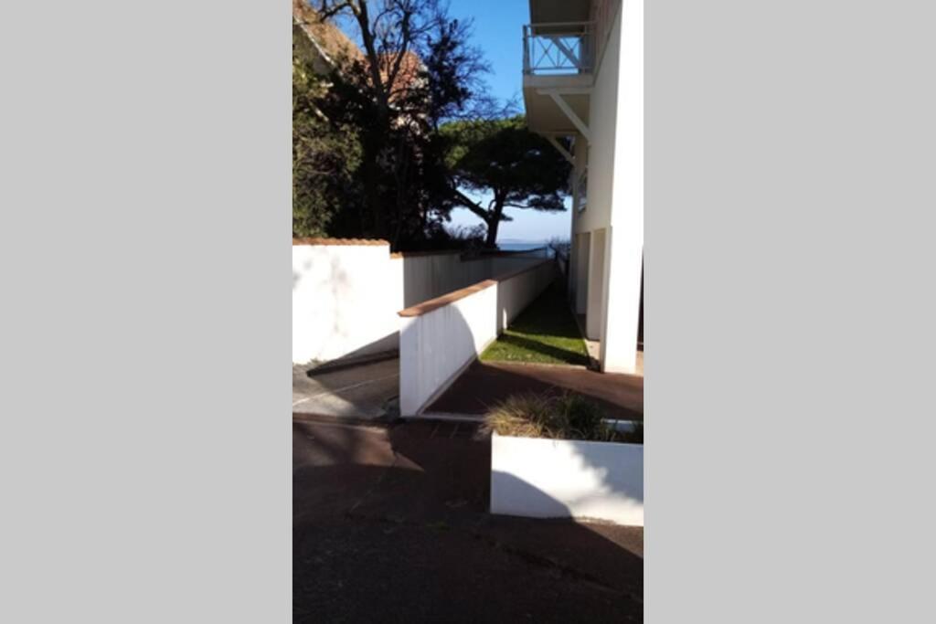 Appart Sur La Plage Pied Dans L Eau Avec Terrasse Jardin Vue Sur Le Bassin Depuis La Terrasse , Parking Аркашон Экстерьер фото