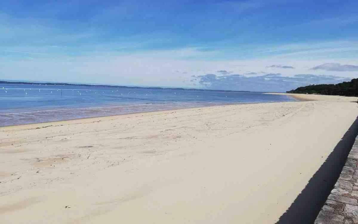 Appart Sur La Plage Pied Dans L Eau Avec Terrasse Jardin Vue Sur Le Bassin Depuis La Terrasse , Parking Аркашон Экстерьер фото